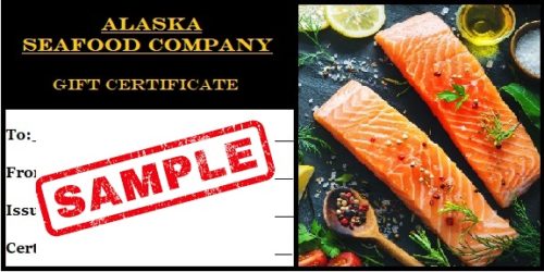 Alaska Seafood Company Gift Certificate