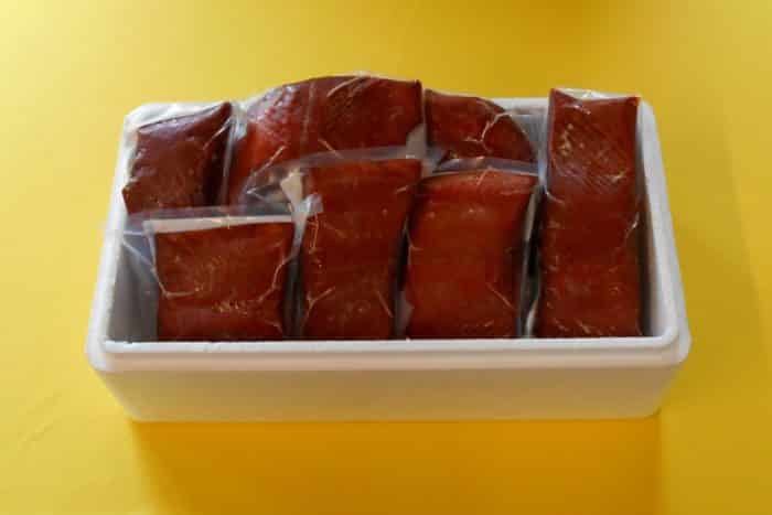 Hot Smoked Wild Alaskan King Salmon - Boxed